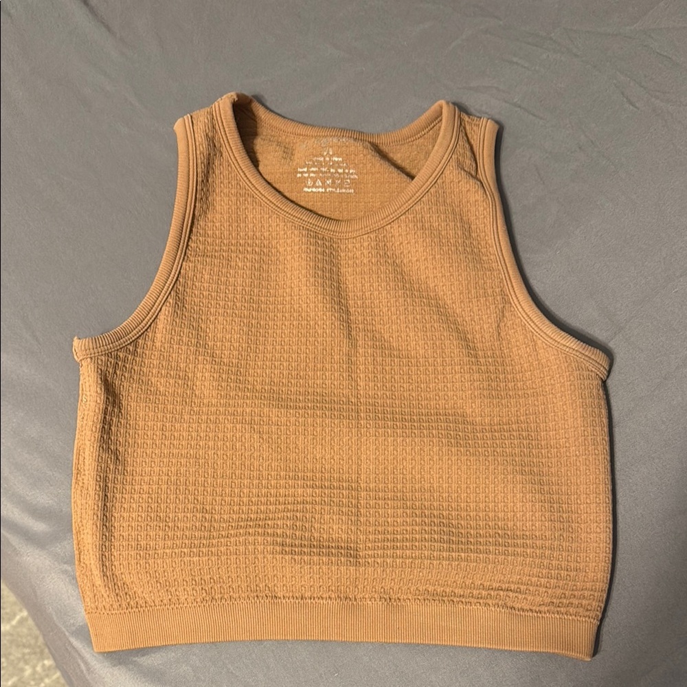 Brown Sleeveless Top
